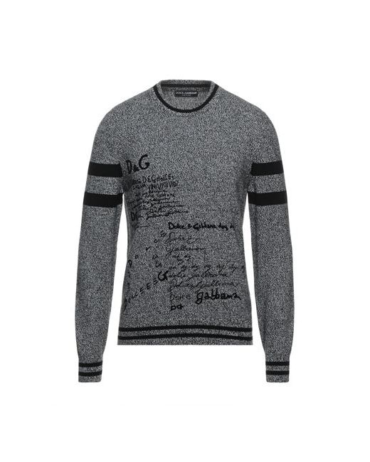 Dolce & Gabbana Man Sweater Steel Cashmere