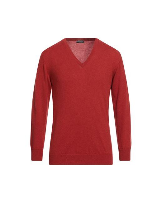 Rossopuro Man Sweater Rust Cashmere