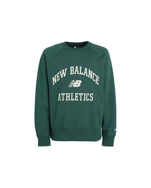 New Balance Athletics Varsity Fleece Crewneck Man Sweatshirt Dark Cotton