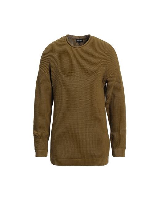 Giorgio Armani Man Sweater Military Cotton Polyamide