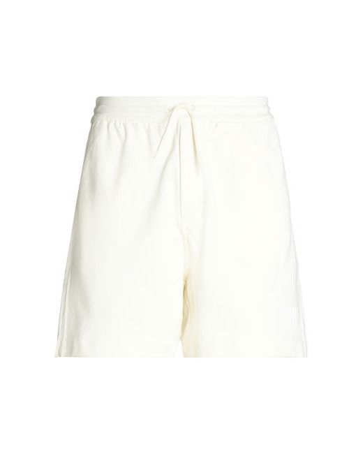 Y-3 Man Shorts Bermuda Ivory Organic cotton Elastane