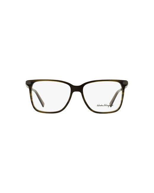 Ferragamo Salvatore Rectangular Sf2877 Eyeglasses Man Eyeglass frame Acetate Metal