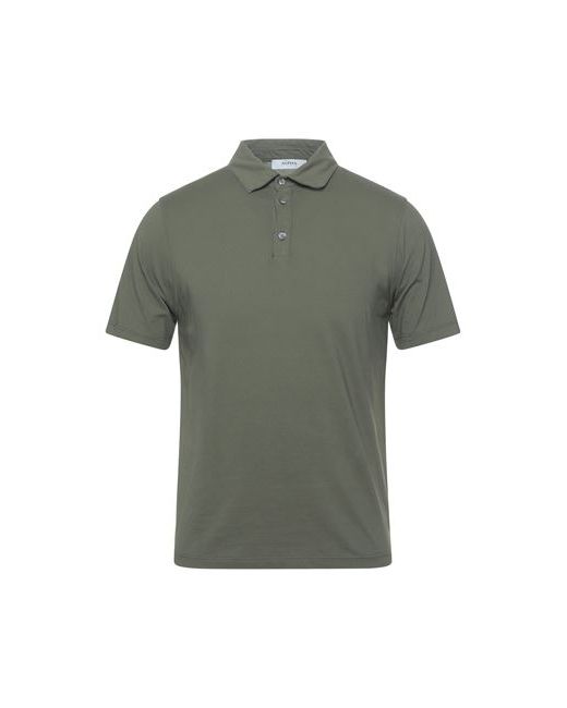 Alpha Studio Man Polo shirt Military Cotton Elastane