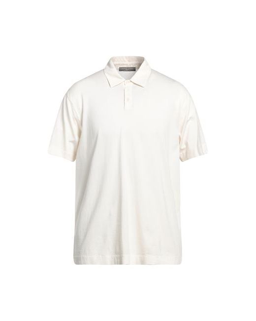 Daniele Fiesoli Man Polo shirt Ivory Cotton