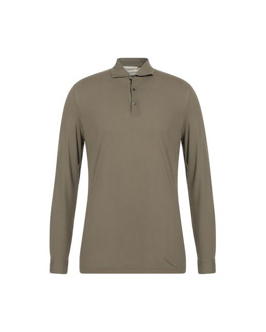 Filippo De Laurentiis Man Polo shirt Military Cotton