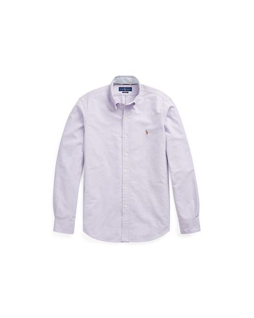 Polo Ralph Lauren Man Shirt Lilac Cotton