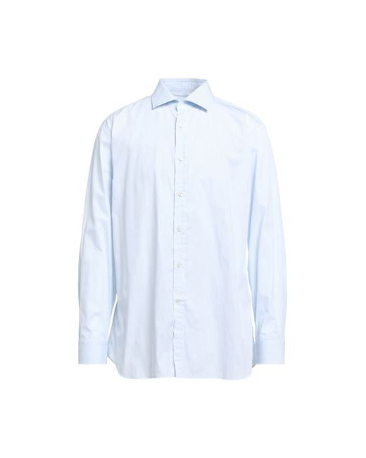 Dunhill Man Shirt Sky Cotton
