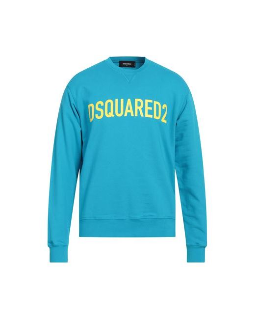 Dsquared2 Man Sweatshirt Azure Cotton