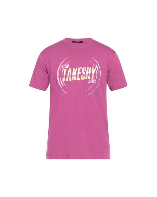 Takeshy Kurosawa Man T-shirt Mauve Cotton