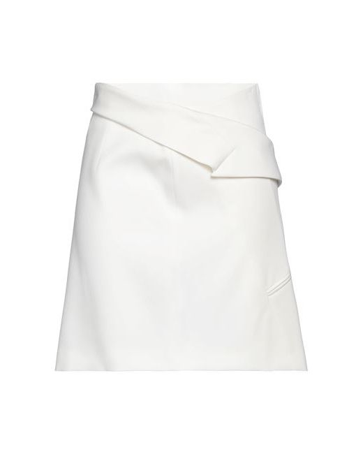 Alexander McQueen Mini skirt Ivory Wool