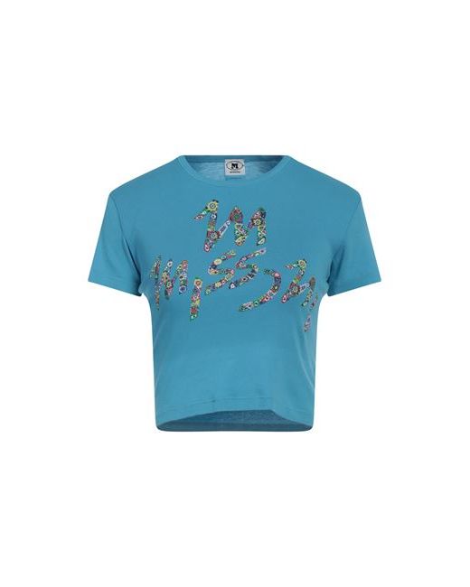 M Missoni T-shirt Azure Cotton