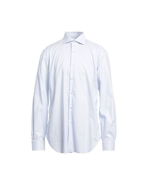 Barba Napoli Man Shirt Sky 15 ½ Cotton