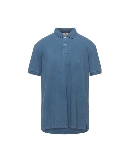 Brooksfield Man Polo shirt Slate Cotton