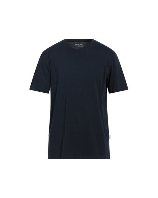 Selected Homme Man T-shirt Midnight Organic cotton