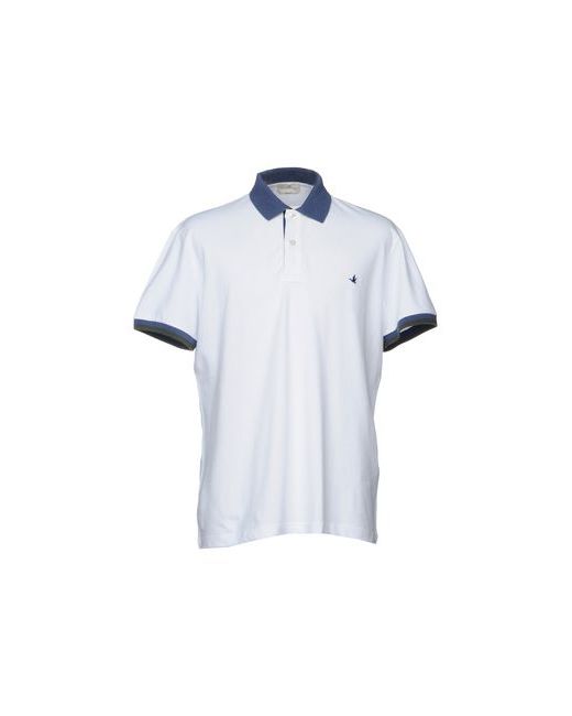 Brooksfield Man Polo shirt Cotton Elastane