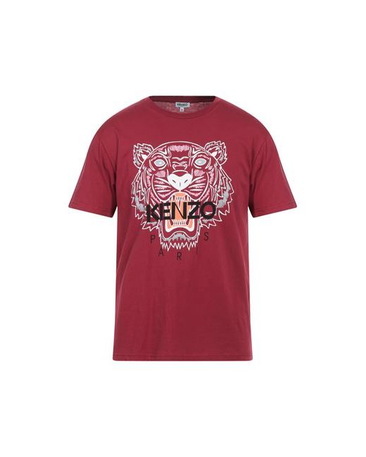 Kenzo Man T-shirt Burgundy Cotton