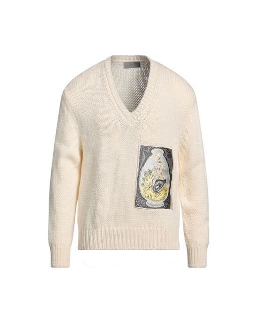 Dior Homme Man Sweater Ivory Wool