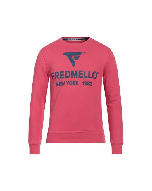 Fred Mello Man Sweatshirt Fuchsia Cotton