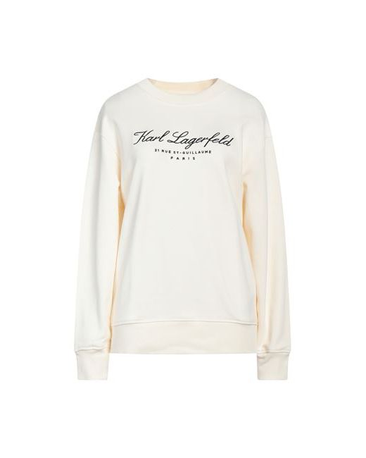 Karl Lagerfeld Sweatshirt Ivory Organic cotton