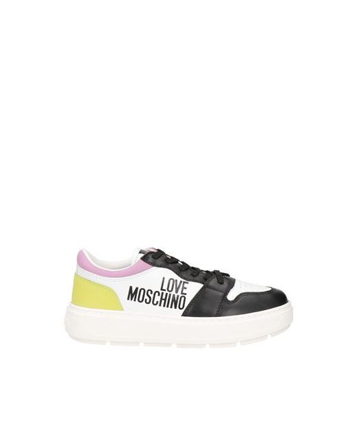 Love Moschino Sneakers Leather Textile fibers