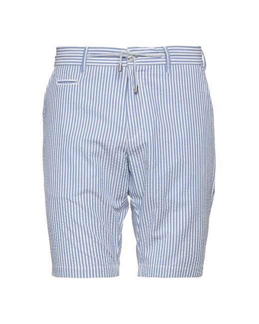 Panama Man Shorts Bermuda Azure Cotton