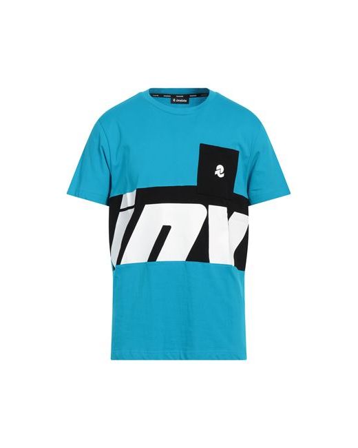 Invicta Man T-shirt Azure Cotton