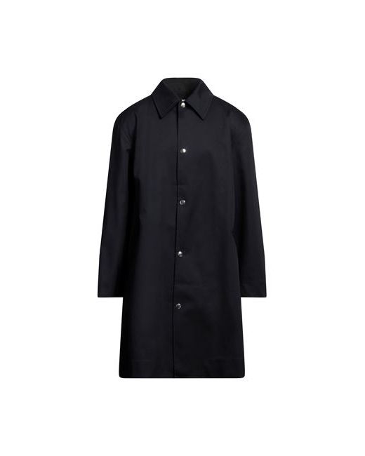 AMI Alexandre Mattiussi Man Overcoat Midnight Cotton