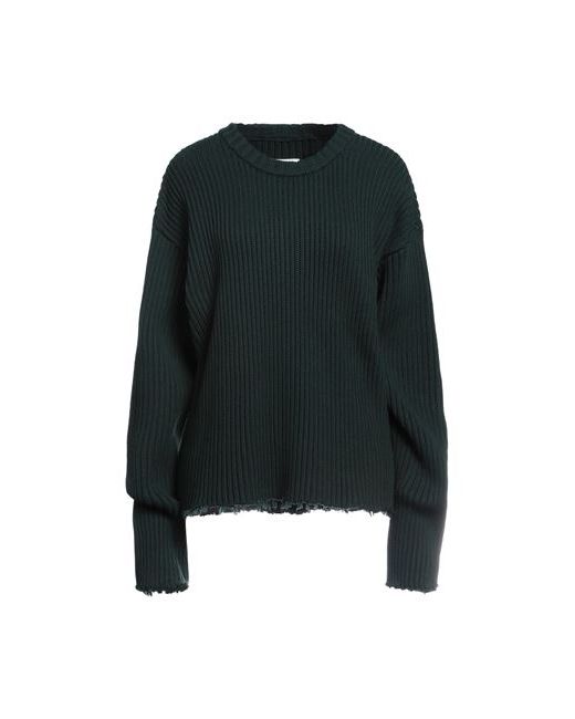 Mm6 Maison Margiela Sweater Dark Cotton Wool Polyamide Elastane