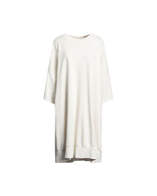 Mm6 Maison Margiela Sweatshirt Ivory Cotton Polyester Elastane