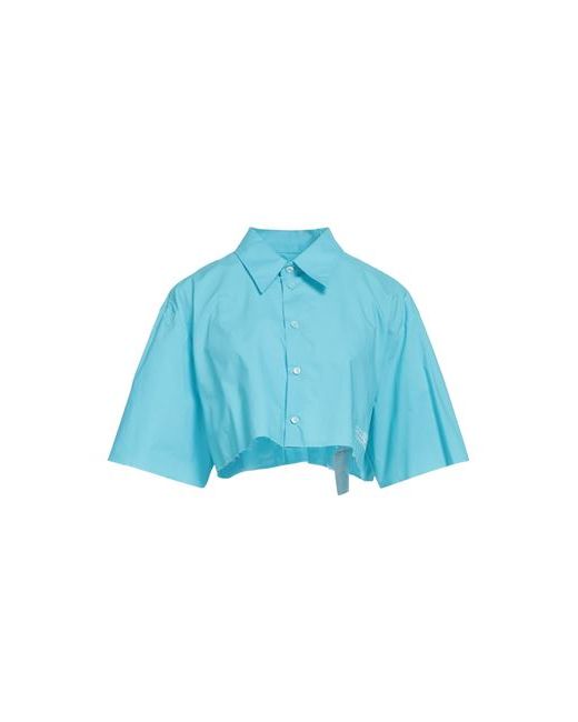 Mm6 Maison Margiela Shirt Azure Cotton
