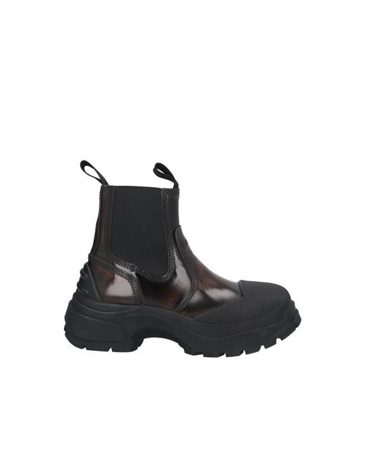 Maison Margiela Ankle boots Leather Textile fibers
