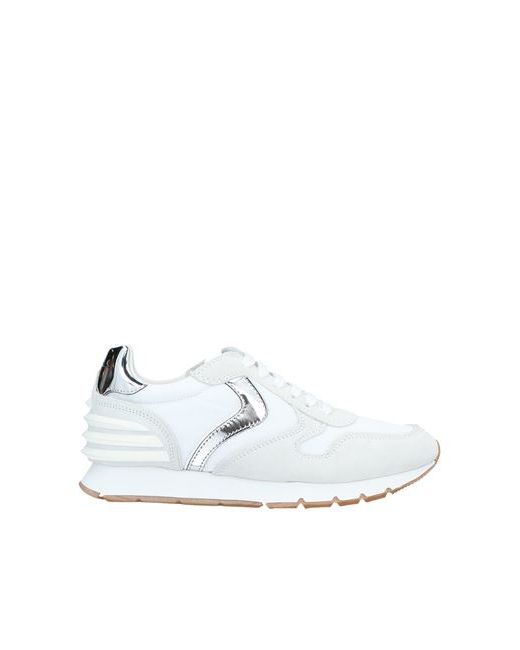 Voile Blanche Sneakers Soft Leather Textile fibers