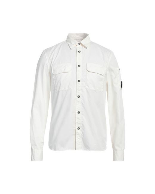 CP Company Man Shirt Ivory Cotton