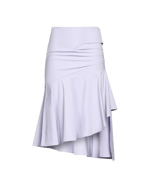 Trussardi Midi skirt Lilac Cotton Elastane