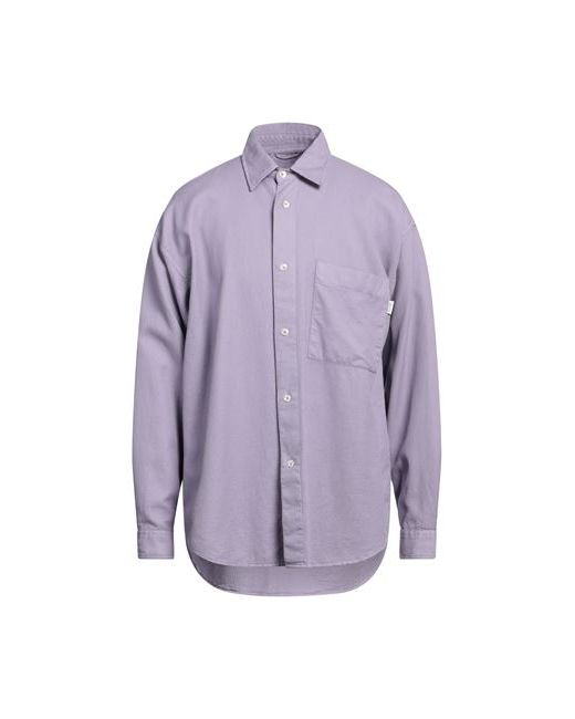 Amish Man Shirt Lilac Cotton