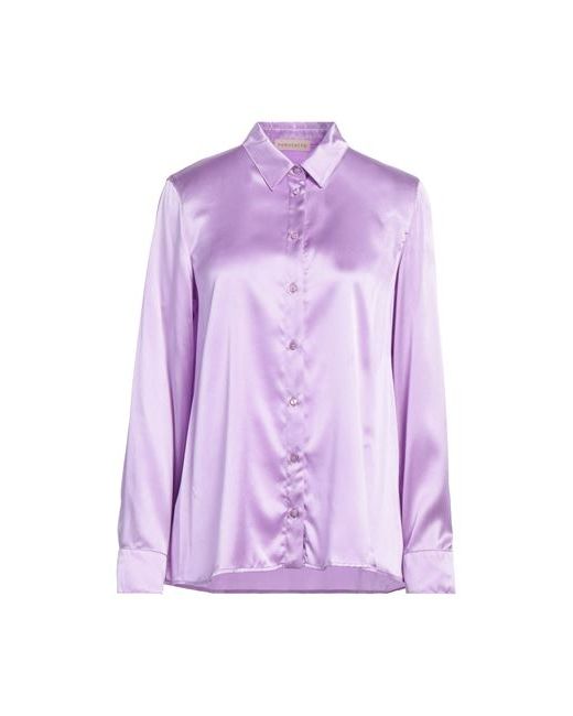Purotatto Shirt Lilac Silk Elastane
