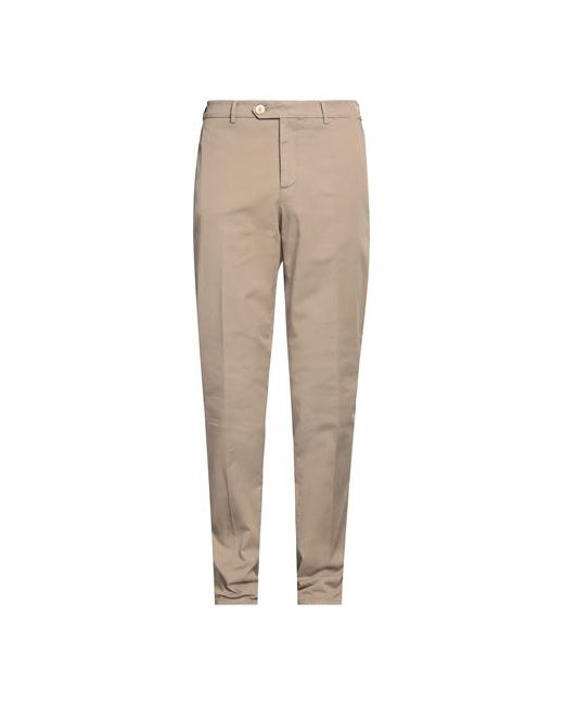 Brunello Cucinelli Man Pants Light brown Cotton Elastane