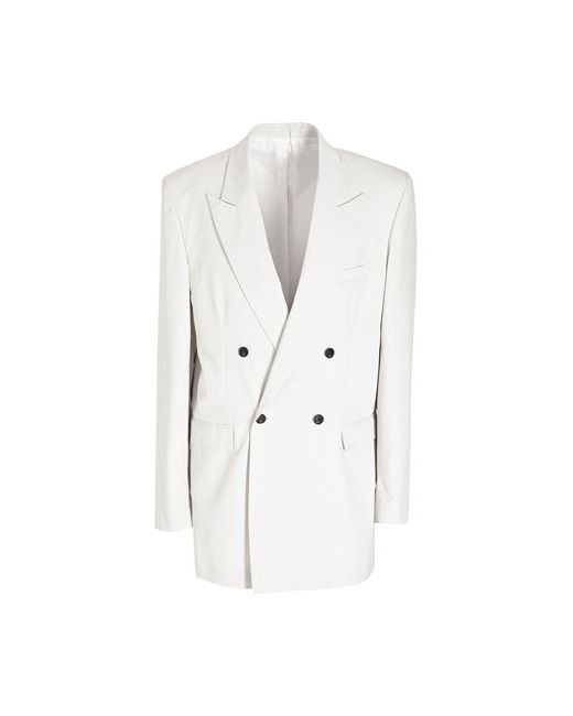 8 by YOOX Cotton Double Breasted Long Blazer Man
