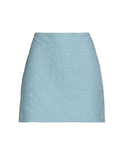 Róhe Mini skirt Sky Cotton Polyester Polyamide
