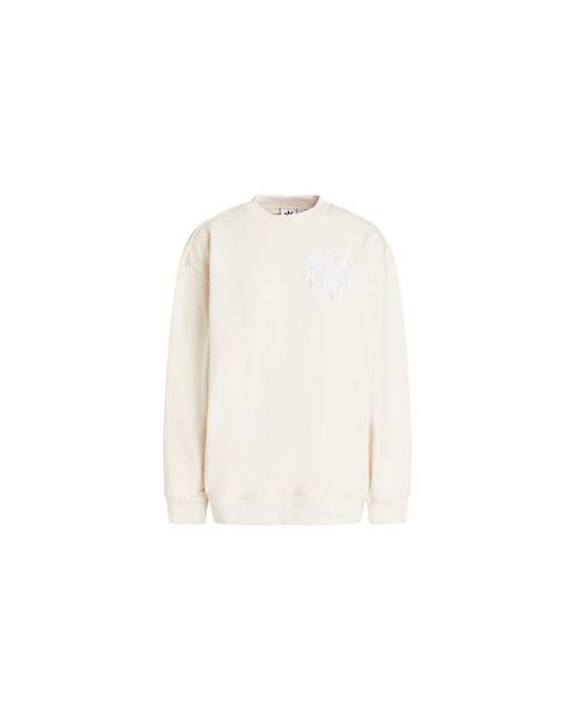 Adidas Originals Sweatshirt Ivory Cotton Elastane