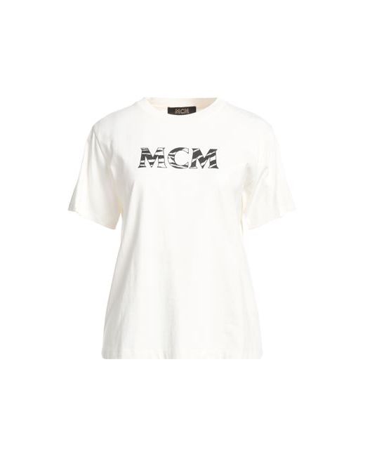 Mcm T-shirt Cream Cotton