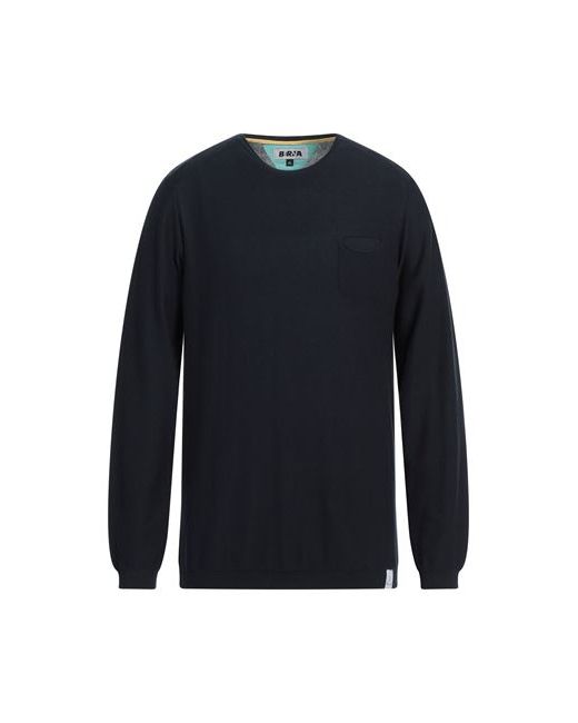 Berna Man Sweater Midnight Cotton