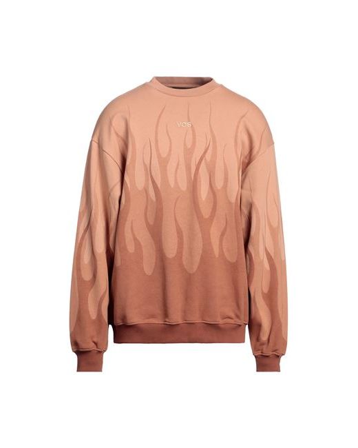 Vision Of Super Man Sweatshirt Apricot Cotton