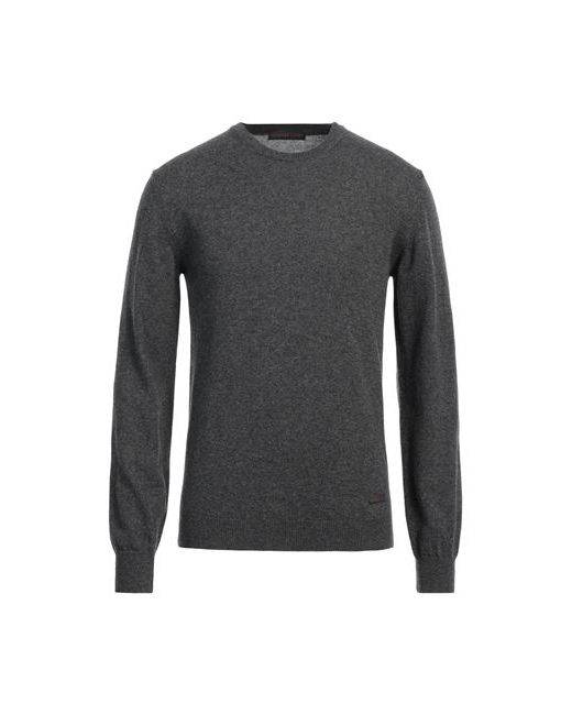 Trussardi Jeans Man Sweater Lead Wool Cashmere