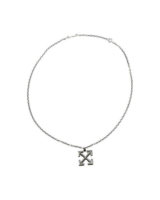 Off-White Arrow Chain Drop Necklace Man Brass
