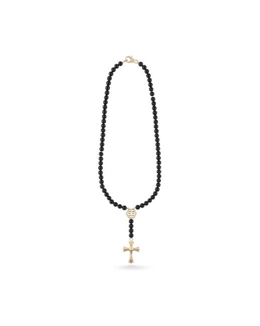 Philipp Plein Whisper Onyx Beads Necklace Man