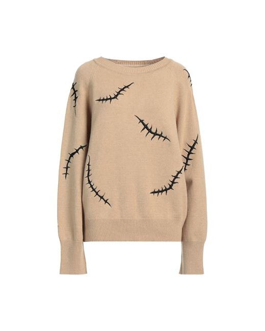Moschino Sweater Sand Virgin Wool Cashmere