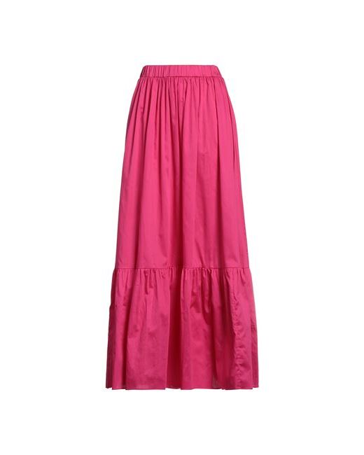 The Malama Studio Maxi skirt Fuchsia Cotton