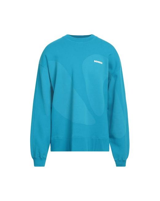 Bonsai Man Sweatshirt Azure Cotton