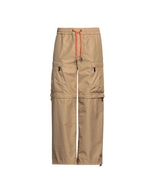 Moncler Grenoble Man Pants Light brown Polyester
